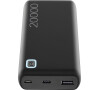 Powerbanka Cellularline Essence 20 000 mAh, černá,rozbaleno