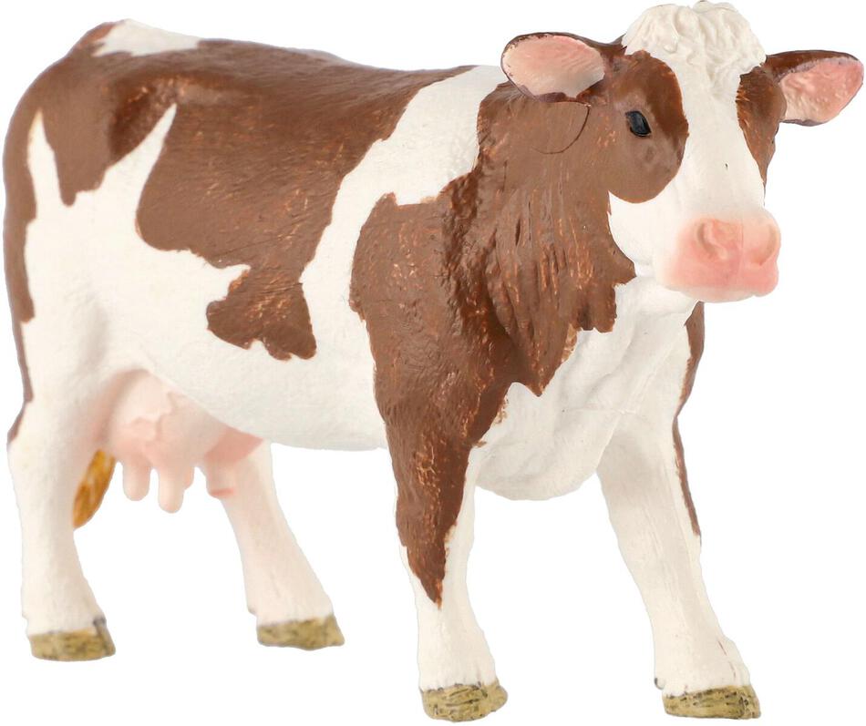 Figurka Zooted Kráva horská strakatá, plast, 12 cm