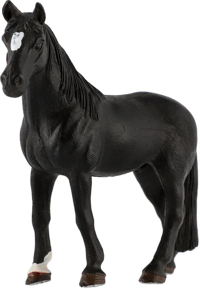 Figurka Zooted Kůň domácí vraník, plast, 13 cm