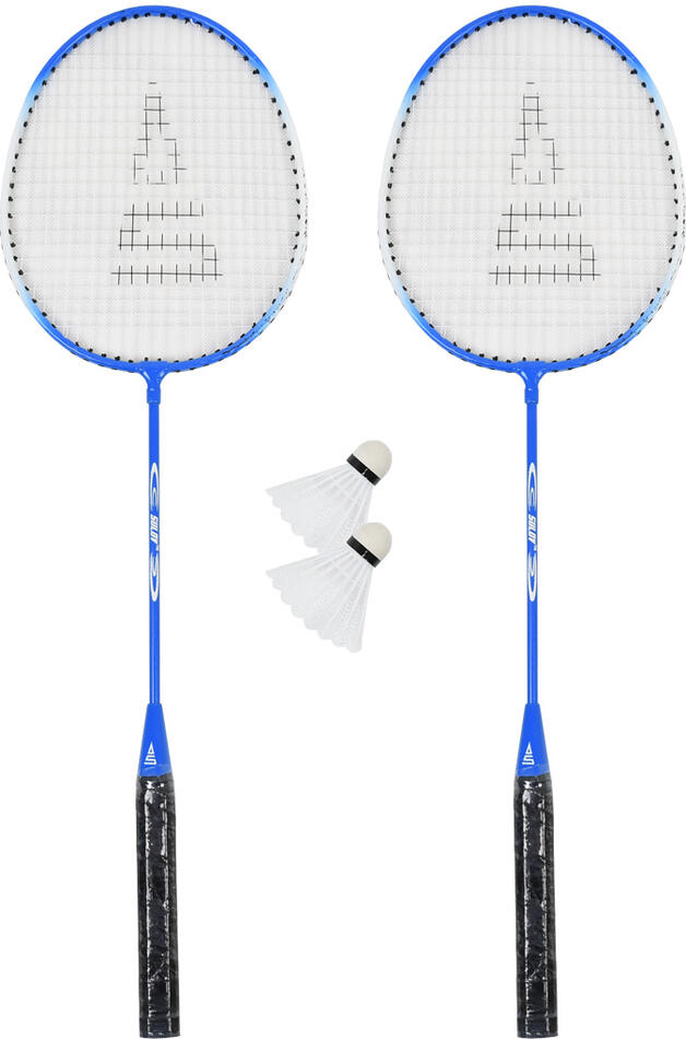 Badmintonový set SULOV® RULYT®, 2x raketa, 2x míček, vak - tmavě modrý