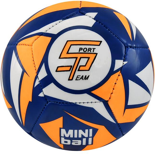 Fotbalový míč miniball SPORTTEAM® S2, modro-neon.oranžový