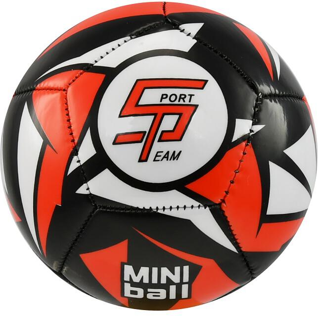 Fotbalový míč miniball SPORTTEAM® S2, černo-červený