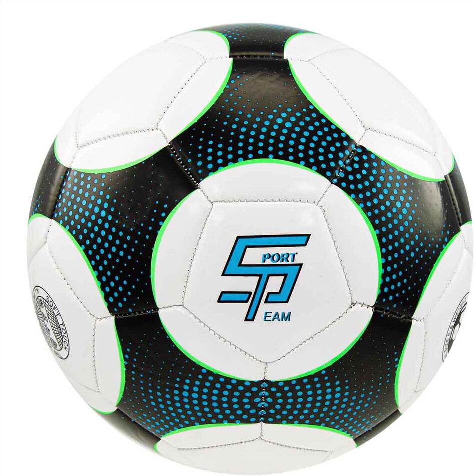 Fotbalový míč SPORTTEAM® S2, vel.5, černo-modrý