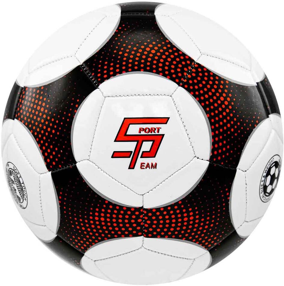 Fotbalový míč SPORTTEAM® S2, vel.5, černo-červený