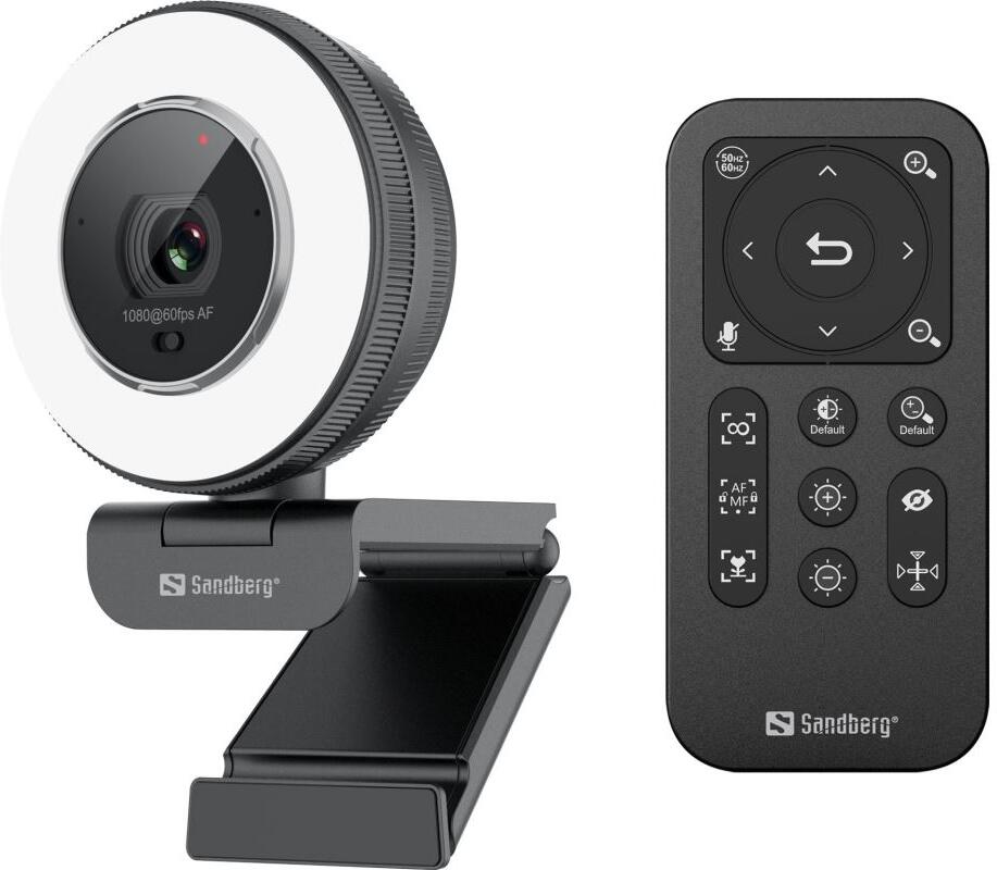 Sandberg Webová kamera, Streamer USB Webcam Pro Elite, černá (134-39)