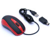 EXACTGAME AMEI AM-M801/Kancelářská/Optická/800 DPI/Drátová USB/Černá-červená