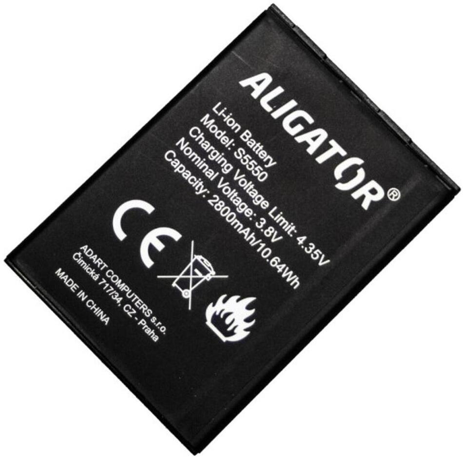 Baterie ALIGATOR S5550 Duo, Li-Ion 2800mAh, originální