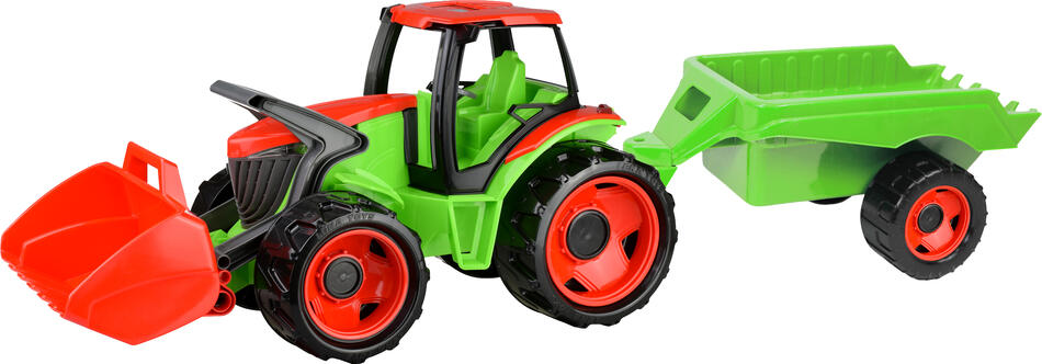 Lena Traktor se lžící a vozíkem