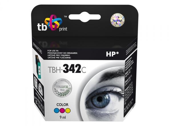Inkoustov npl TB HP C9361EE (No.342) Color kompatibiln - erven/modr/lut