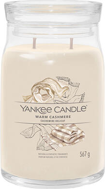 Yankee Candle Warm Cashmere signature svíčka velká 567 g