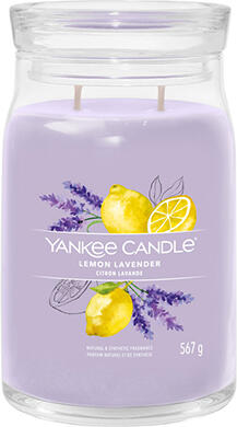 Yankee Candle Lemon Lavender signature svíčka velká 567 g
