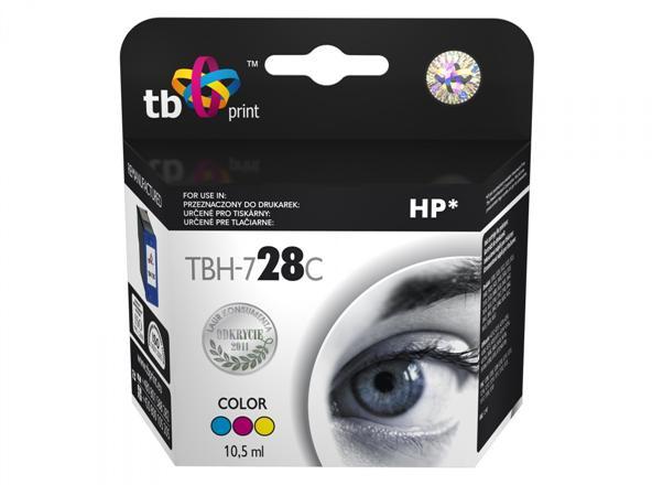 Inkoustov npl TB HP C8728AE (No.28) Color kompatibiln - erven/modr/lut
