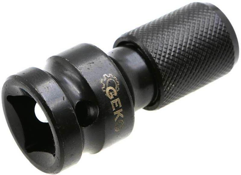 Adaptér z 1/2" čtyřhran na 1/4" HEX pro rázové utahováky GEKO