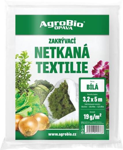 Netkaná textílie AGROBIO 3,2x5m bílá