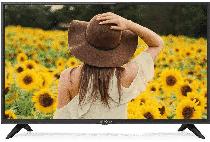 STRONG LED TV 32"/ SRT32HF2003/ HD Ready/ 1366x768/ DVB-T2/C/S2/ H.265/HEVC/ 2x HDMI/ USB/ černá/ E