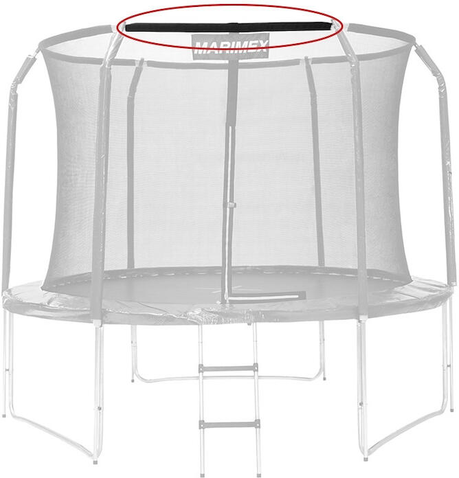 Tyč kovové obruče pro trampolínu Marimex 396 + 457 cm (90 cm) (19000679)