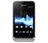 Mobilní telefon Sony Xperia tipo dual stříbrný