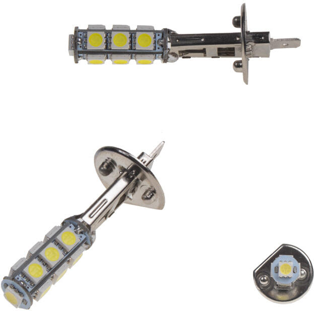 LED autožárovka CARCLEVER H1 12V bílá 2 ks