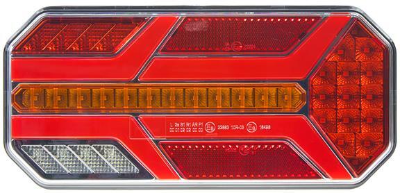 Dynamický pravý zadní LED blinkr CARCLEVER trl30P 12/24V