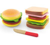 Dětská dřevěná hračka Viga Hamburger a Sendvič