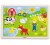Dětské dřevěné puzzle Viga Farma