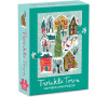 Galison Mini puzzle Twinkle Town 130 dílků