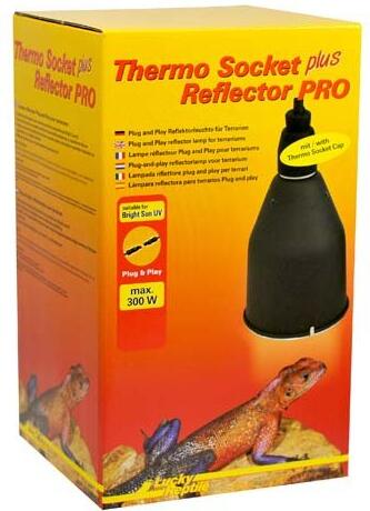 Lucky Reptile Thermo Socket plus Reflector "Plug and Play" Velký s konektorem V.25 x ?14 cm