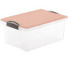 Úložný box COMPACT 13L - růžová ROTHO