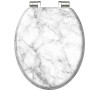 WC sedátko SCHÜTTE Marmor Stone Soft Close MDF
