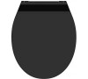 WC sedátko SCHÜTTE Slim Black Soft Close