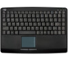 Adesso AKB-410UB/ drátová klávesnice/ mini/ touchpad/ USB/ černá/ US layout