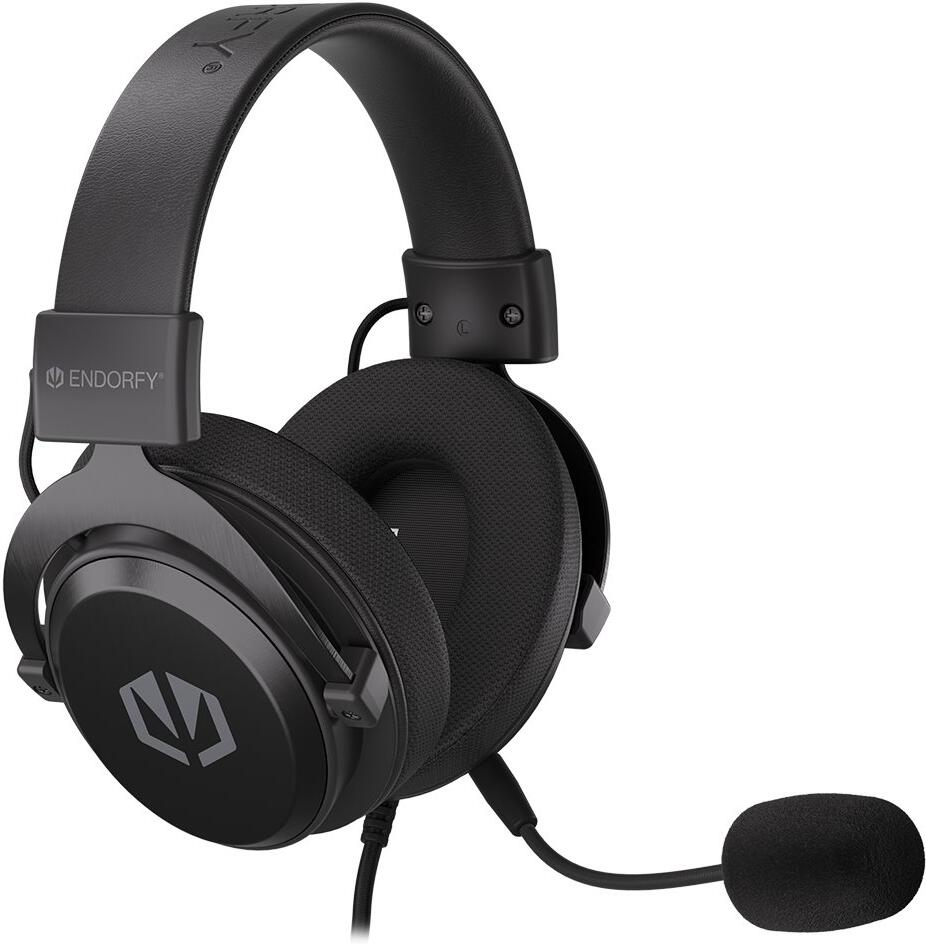 Endorfy headset VIRO Infra / drátový / s mikrofonem / 3,5mm jack / černý (EY1A003)
