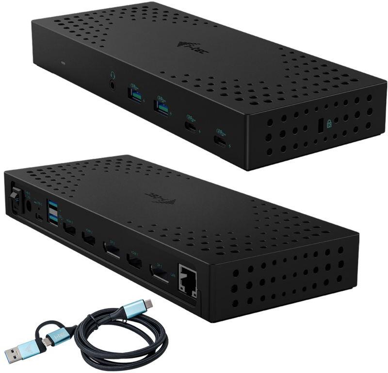 I-tec USB 3.0 / USB-C / Thunderbolt, 3x 4K Docking Station Gen 2 + Power Delivery 100W (CATRIPLE4KDOCKPD2)
