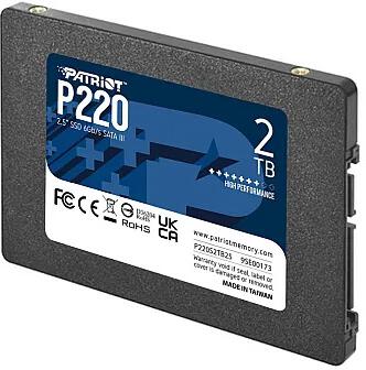 PATRIOT P220 / 2TB / SSD / 2.5" / SATA / 3R (P220S2TB25)