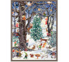 Galison Adventní les pohlednice 10 ks