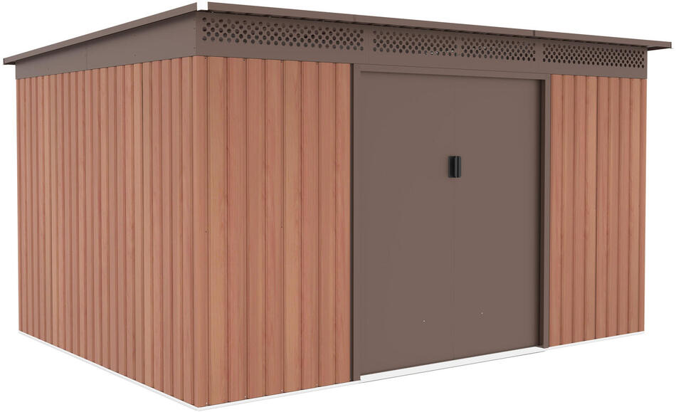 Zahradní domek G21 GRAH 915 - 340 x 269 cm, hnědý