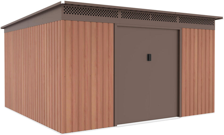 Zahradní domek G21 GRAH 1132 - 340 x 333 cm, hnědý