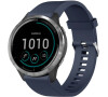 Silikonový řemínek FIXED Silicone Strap pro Garmin QuickFit 20mm, modrý