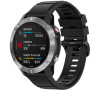 Silikonový řemínek FIXED Silicone Strap pro Garmin QuickFit 22mm, černý