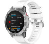 Silikonový řemínek FIXED Silicone Strap pro Garmin QuickFit 22mm, bílý