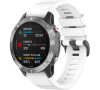 Silikonový řemínek FIXED Silicone Strap pro Garmin QuickFit 26mm, bílý