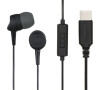 Hama sluchátka s mikrofonem Sea USB-C, špunty, černá
