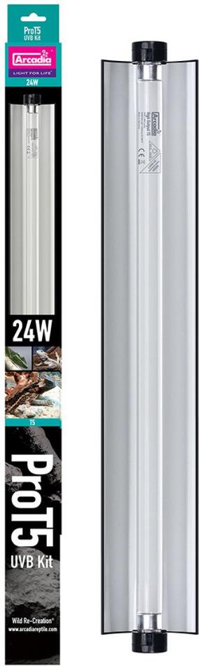 Arcadia PRO T5 UVB Kit 6% UVB 24W, 550 mm/16 mm