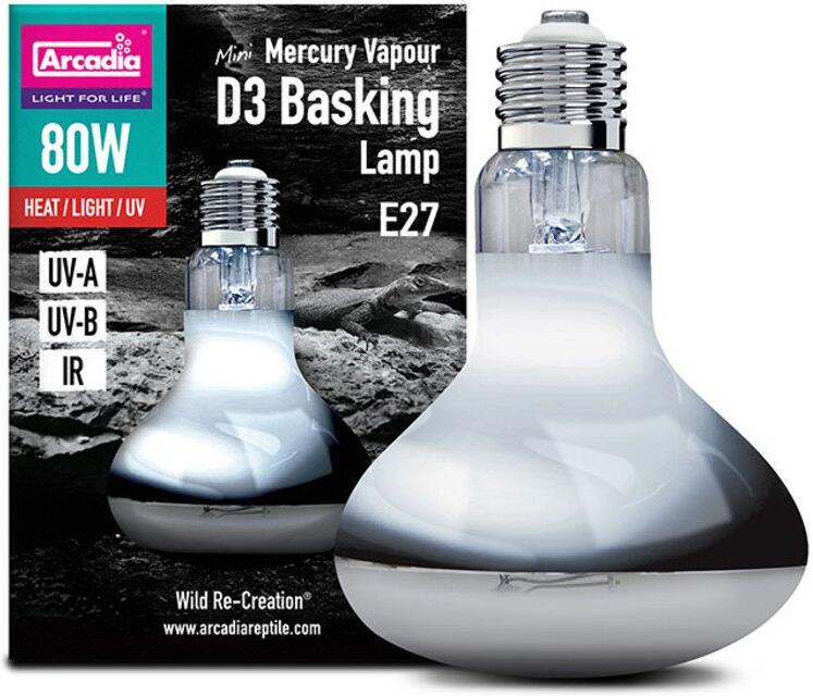 Arcadia D3 Basking Lamp 80W