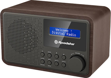 Rádio Roadstar, HRA-700D+/WD, retro, DAB+/FM,LCD, AUX