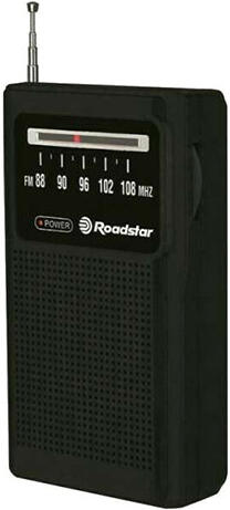 Rádio Roadstar, TRA-1230/BK, přenosné, FM, 1 x repro, 2x AA, barva černá