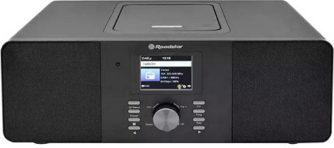 Rádio Roadstar, IR-540D+BT BK, Bluetooth, Wi-Fi, barevný 2,8" LCD displej, 2 x 10 W RMS, černá