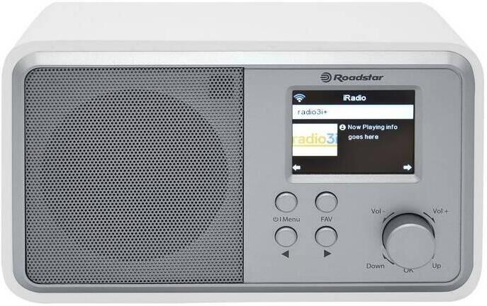 Rádio Roadstar IR-390D+BT/WH, bílé