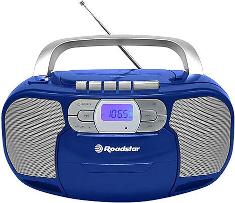 Radiomagnetofon Roadstar, RCR-4635UMPBL, PLL FM, CD MP3, USB, AUX in, modrá
