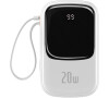 Powerbanka Baseus Qpow Pro 20000mAh, bílá
